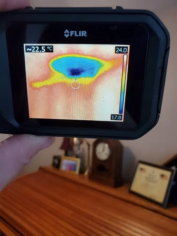 Thermal imaging inspection for water damage in University of California-Davis